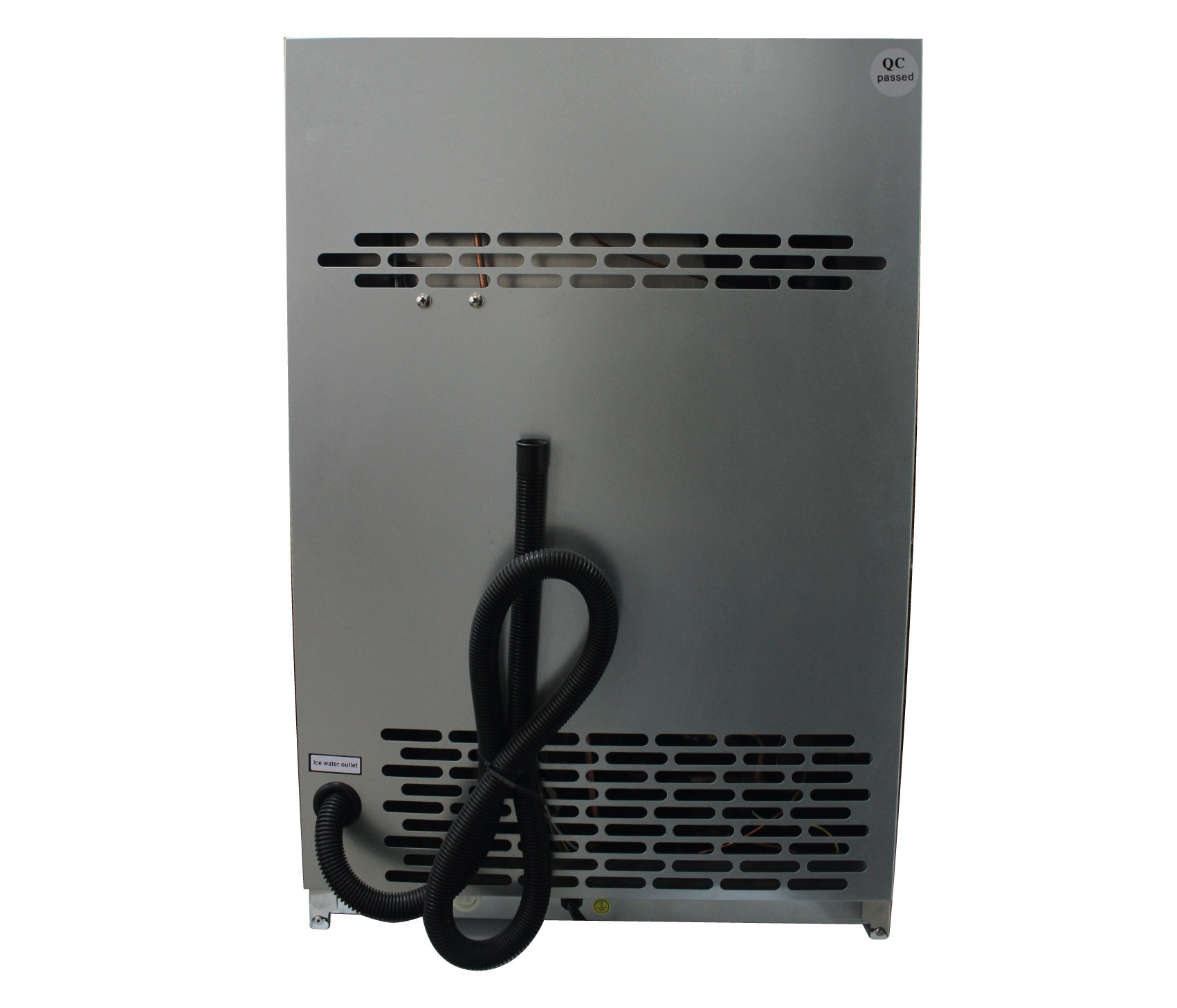 Tapa trasera en acero inoxidable perforado