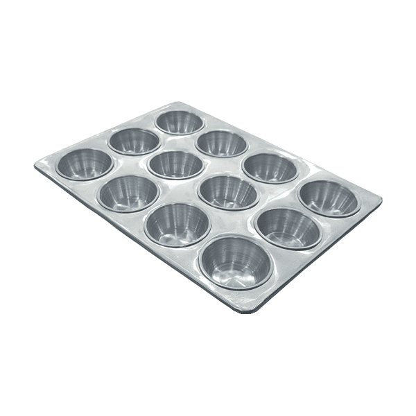 Bandeja molde muffins 12 uds Lata cupcakes