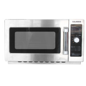 Horno microondas Solwave acero inoxidable control Dial uso liviano
