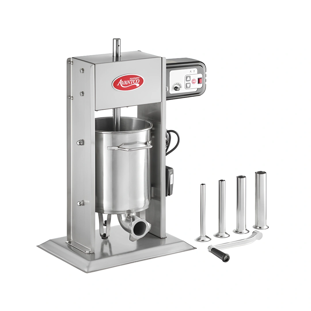 Embutidora de Carne Híbrida EléctricaManual 9 kg – Avantco SS-20VKIT
