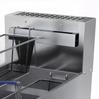 Commercial stainless steel deep fryer with baskets